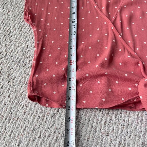 Madewell Sash-Tie Wrap Top in Polka Dot - Picture 10 of 11